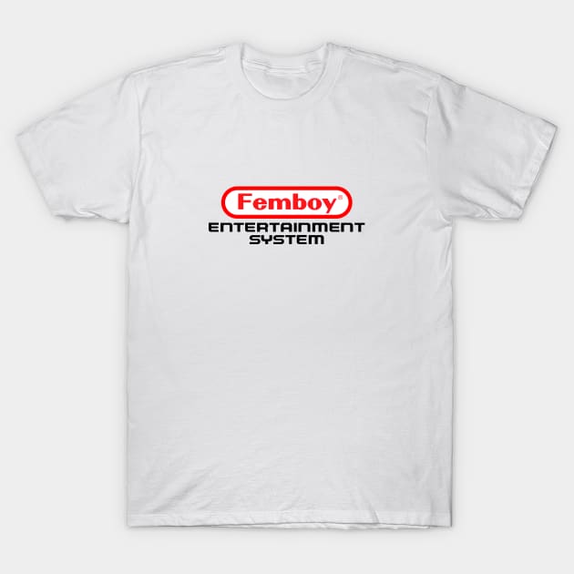 Femboy Entertainment System T-Shirt by MonkeyButlerDesigns